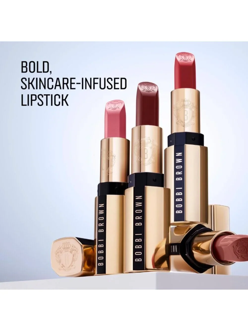 Luxe Bold Lipstick | Skincare-Infused for Satin Finish | Chamomile & Jasmine Wax